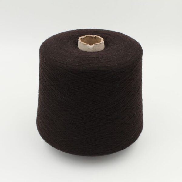 Filato Cashmere 100% nm 2/36 colore marrone scuro rocche 560 gr