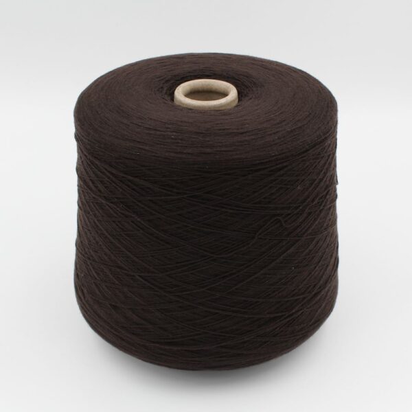FANTASTIQUE yarn merino superfine 14 micron nm 2/28 color dark brown cones 490 gr