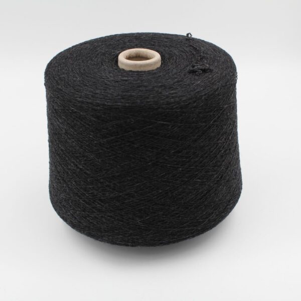 Filato lana 73% poliammide 26% elastan 1% nm 1/13 colore antracite rocche 580 gr