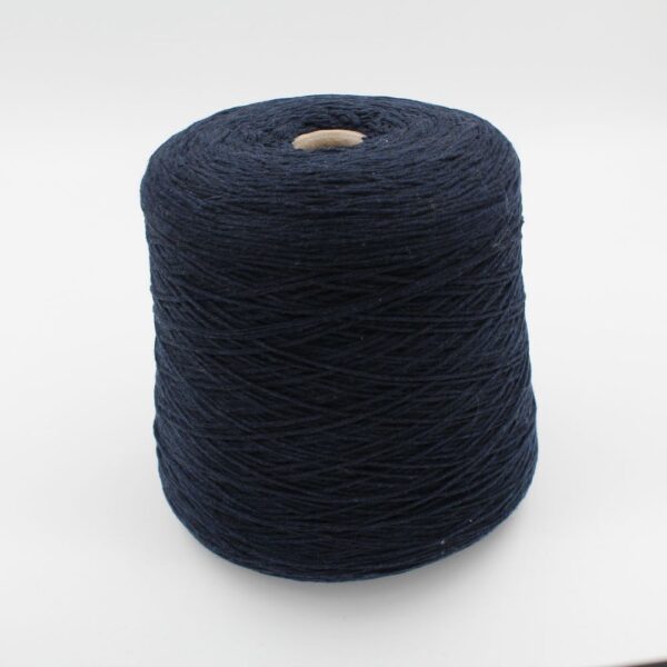 yarn cashmere 100% nm 5x2/28 color blue cones 410 gr