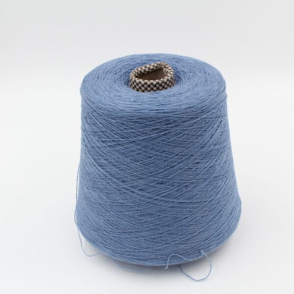Yarn 2/28 100% Cashmere color denim cones 660 gr
