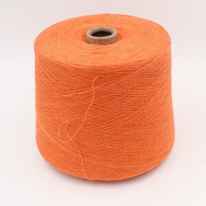 CONCORD yarn cashmere 100% 2/26 color orange cones 600 gr