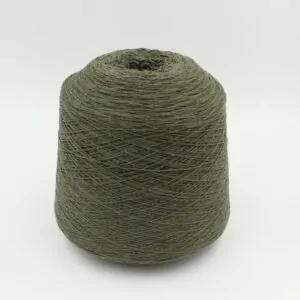 2/13 100% Recycled Cashmere color green cones 500 gr