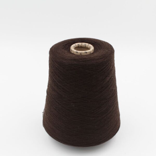 100% cashmere yarn nm 2/36 color brown cones 470 gr