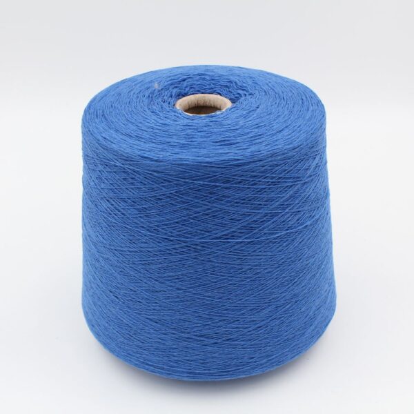 Filato 2/27 100% Cashmere per macchina 12 colore azzurro rocche 530 gr