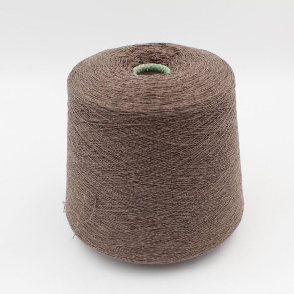 Yarn 2/27 100% Cashmere for knitting machine 12 color brown cones 540 gr