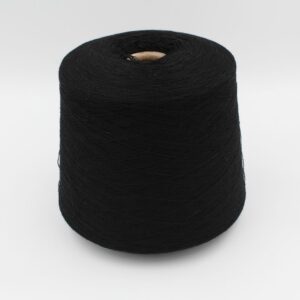 2/28 70% merino extrafine 30% cashmere colore nero rocca 500 gr