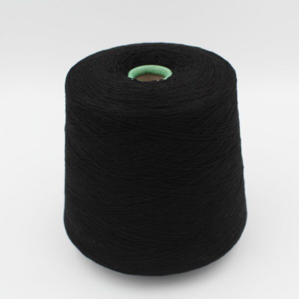 Yarn 2/27 100% Cashmere for knitting machine 12 color black cones 520 gr