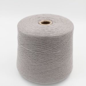 100% cashmere yarn Nm. 2/26 color grey cones 550 gr