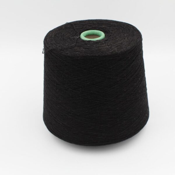 Yarn 2/27 100% Cashmere for knitting machine 12 color black cones 530 gr