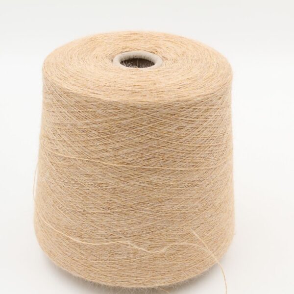 100% Baby Alpaca yarn 2/16 color beige cones 430 gr
