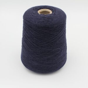 Filato 2/28 100% Cashmere per macchina 12 colore blu notte rocche 560 gr