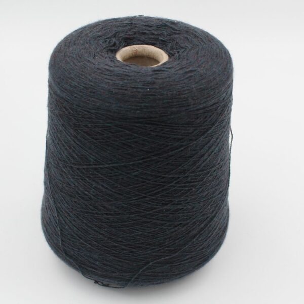 Filato 2/27 100% Cashmere per macchina 12 colore catrame rocca 610 gr