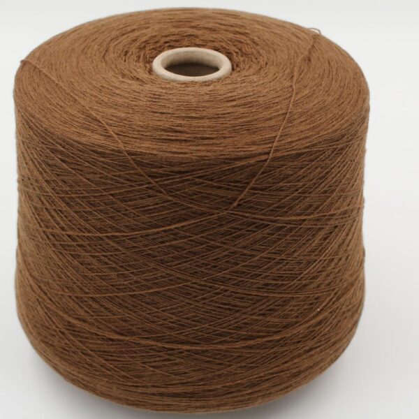 Filato 2/28 100% Cashmere per macchina 12 colore castagno rocche 630 gr