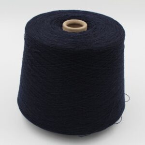 Filato da macchina 2/30 70% merino extrafine 30% cashmere colore blu rocca 530 gr