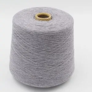 CONCORD yarn cashmere 100% 2/26 color light grey cones 470 gr