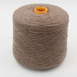 100% Cashmere yarn nm 2/14 color beige cones 400 gr