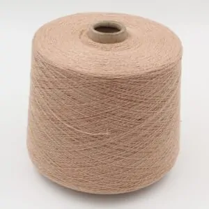 CHECOTONE yarn cashmere 33% cotton 67% nm 1/17 color beige cones 520 gr