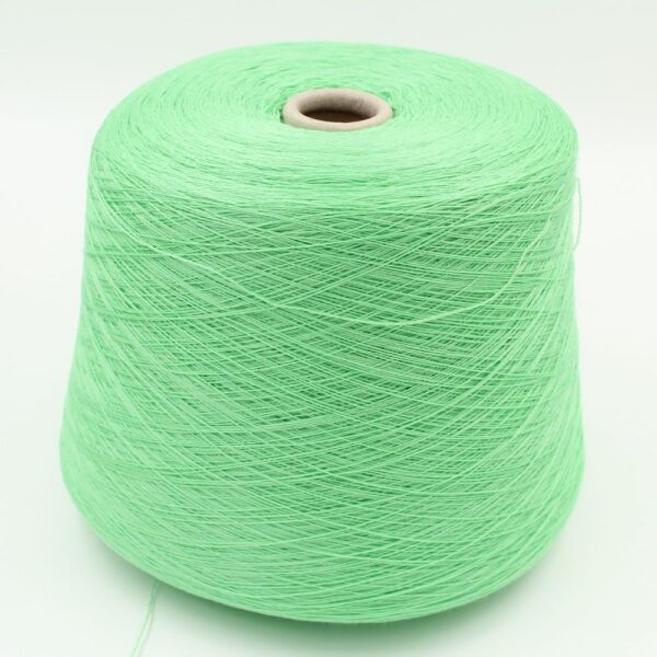 Filato merino extrafine 100% 2/30 colore verde rocche 490 gr