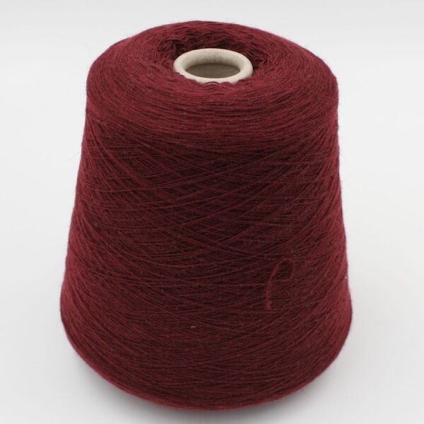 Yarn cashmere 100% nm. 1/14500 color burgundy cone 670 gr