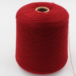 Yarn merino extrafine 100% 2/30 color red cones 490 gr