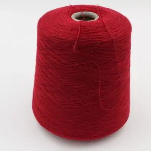 Yarn merino extrafine 100% 2/30 color red cones 480 gr