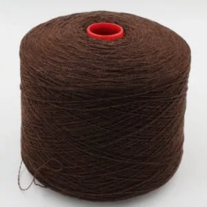 Yarn 2/15 100% Cashmere color brown melange cones 510 gr