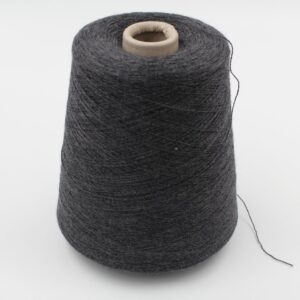 Yarn cashmere 100% nm 2/24 color anthracit cones 400 gr