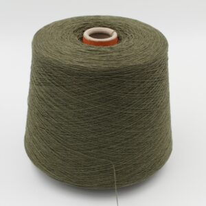 Yarn 2/27 100% Cashmere for knitting machine 12 color military cones 560 gr