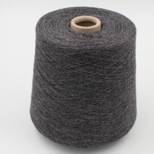 Filato 2/28 100% Cashmere per macchina 12 colore grigio scuro rocche 370 gr