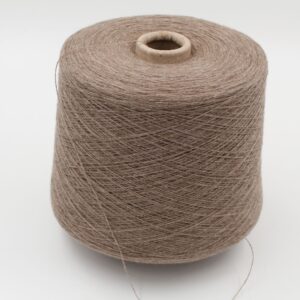 Yarn 2/27 100% Cashmere for knitting machine 12 color brown cones 410 gr