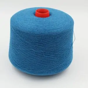 Filato 2/28 100% Cashmere per macchina 12 colore celeste moulinè  rocche 540 gr