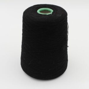 Filato merino extrafine 70% cashmere 30% nm 1/15500 colore nero rocca 470 gr