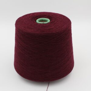Yarn 2/27 100% Cashmere for knitting machine 12 color bordeaux cones 540 gr