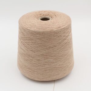 Yarn 2/27 100% Cashmere for knitting machine 12 color beige cones 540 gr