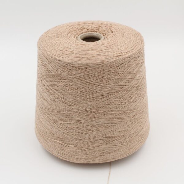 Filato 2/27 100% Cashmere per macchina 12 colore beige rocca 540 gr