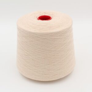 Yarn for knitting machine 2/30 70% merino extrafine 30% cashmere color beige cones 550 gr