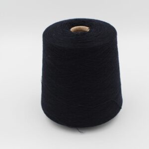 Yarn for knitting machine 2/30 70% merino extrafine 30% cashmere color blue cones 530 gr