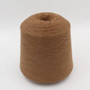 Yarn for knitting machine 2/30 70% merino extrafine 30% cashmere color camel cones 510 gr