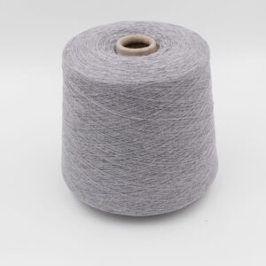 Yarn 2/27 100% Cashmere for knitting machine 12 color light grey cones 530 gr
