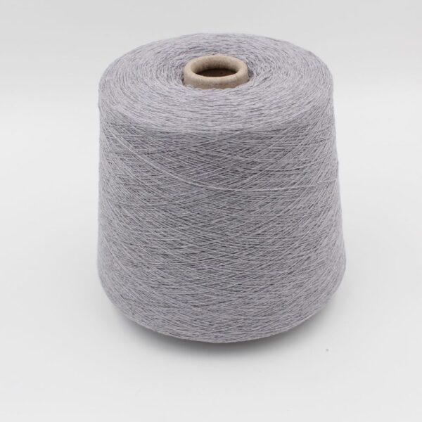 Filato 2/27 100% Cashmere per macchina 12 colore grigio chiaro rocca 490 gr