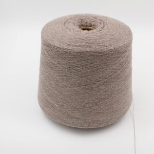 Filato da macchina 2/30 70% merino extrafine 30% cashmere colore brown naturale rocca 610 gr