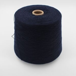 Filato 2/27 100% Cashmere per macchina 12 colore navy rocca 400 gr