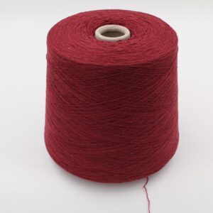 Filato 2/27 100% Cashmere per macchina 12 colore rosso rocca 480 gr