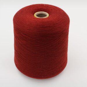 yarn 2/60 100% Cashmere color red cones 510 gr