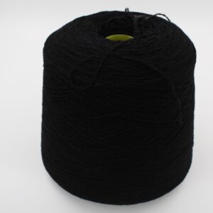 Yarn 2/15 100% Cashmere color black cones 530 gr