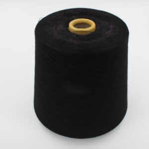 Filato 2/28 100% Cashmere per macchina 12 colore nero rocche 530 gr