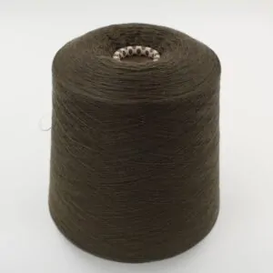 Filato 2/27 100% Cashmere per macchina 12 colore verde rocca 530 gr