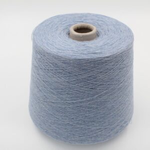 Filato 2/27 100% Cashmere per macchina 12 colore celeste rocca 520 gr