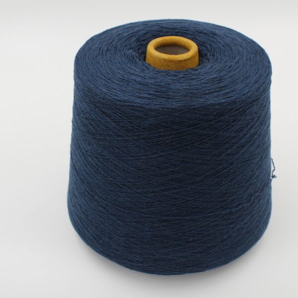 Filato 2/27 100% Cashmere per macchina 12 colore petrolio rocca 510 gr